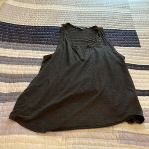 Dark green top from Vince.